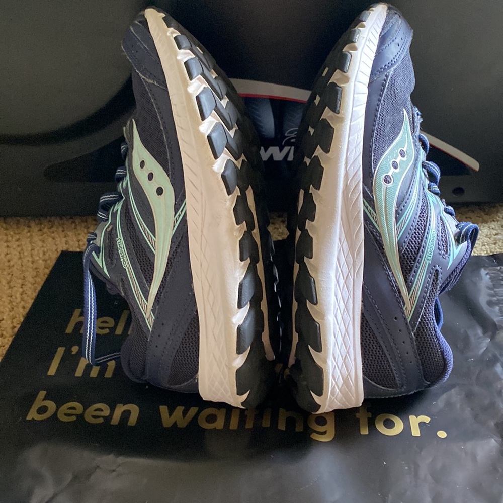 Saucony Navy  Mint 7.5 Cohesion 13
